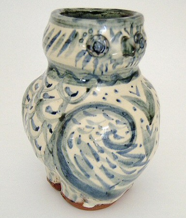 Deborah Prosser - Small owl vase