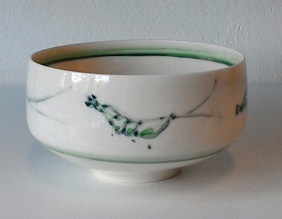 Deborah Prosser - Footed bowl, shrimps