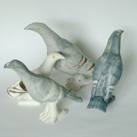 Deborah Prosser - Pigeons, from 140mm high